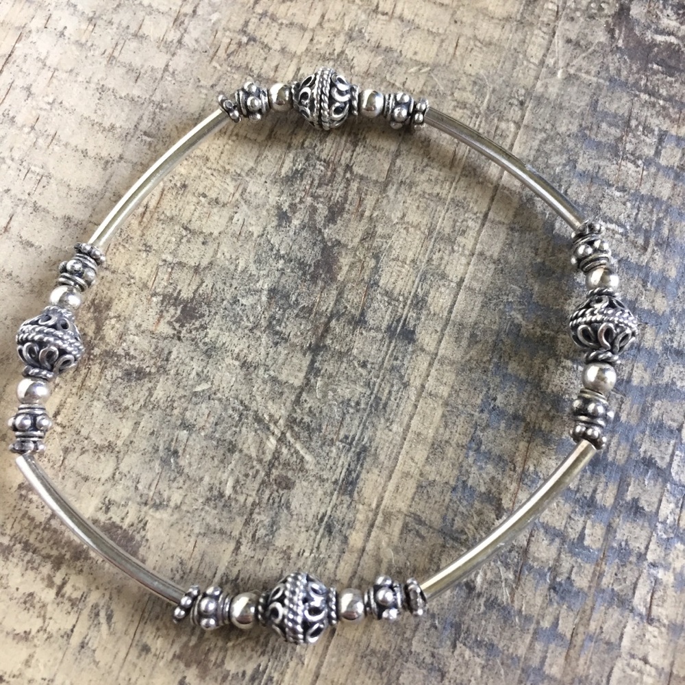 Sterling Silver Bali bracelet